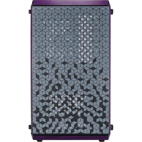 Purple Musical Notes Cooler Master MasterBox Q300L Mini Tower Skin