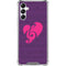 Purple Musical Notes Galaxy A14 5G Clear Case