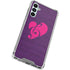Purple Musical Notes Galaxy A14 5G Clear Case