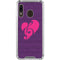 Purple Musical Notes Galaxy A30 Clear Case