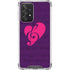 Purple Musical Notes Galaxy A52 5G Clear Case