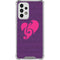 Purple Musical Notes Galaxy A53 5G Clear Case
