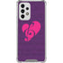 Purple Musical Notes Galaxy A53 5G Clear Case