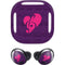 Purple Musical Notes Galaxy Buds Pro Skin