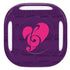 Purple Musical Notes Galaxy Buds Pro Skin