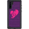 Purple Musical Notes Galaxy Note 10 Waterproof Case