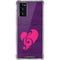 Purple Musical Notes Galaxy Note20 5G Clear Case
