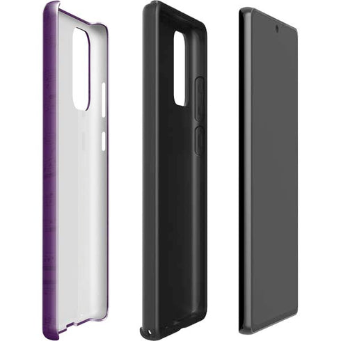 Purple Musical Notes Galaxy Note20 5G Pro Case