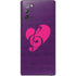 Purple Musical Notes Galaxy Note20 5G Skin