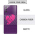 Purple Musical Notes Galaxy Note20 5G Skin