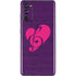 Purple Musical Notes Galaxy S20 Fan Edition Skin
