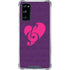 Purple Musical Notes Galaxy S20 FE Clear Case