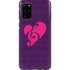 Purple Musical Notes Galaxy S20 Plus Pro Case