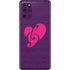Purple Musical Notes Galaxy S20 Plus Skin