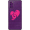 Purple Musical Notes Galaxy S20 Skin