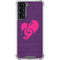 Purple Musical Notes Galaxy S21 5G Clear Case