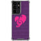 Purple Musical Notes Galaxy S21 Ultra 5G Clear Case