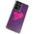 Purple Musical Notes Galaxy S21 Ultra 5G Clear Case
