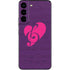 Purple Musical Notes Galaxy S22 Skin