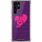 Purple Musical Notes Galaxy S22 Ultra Clear Case