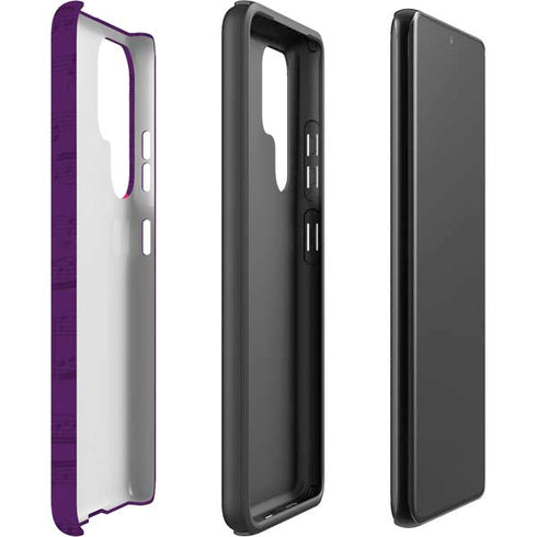 Purple Musical Notes Galaxy S22 Ultra Pro Case