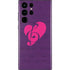 Purple Musical Notes Galaxy S22 Ultra Skin