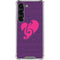 Purple Musical Notes Galaxy S23 Clear Case