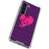 Purple Musical Notes Galaxy S23 Clear Case
