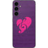 Purple Musical Notes Galaxy S23 FE Skin