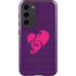Purple Musical Notes Galaxy S23 Plus Pro Case
