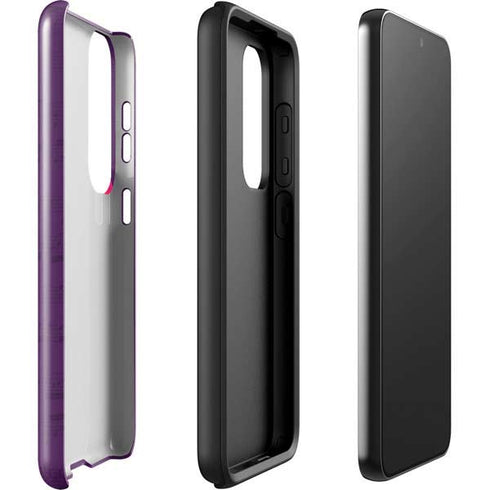 Purple Musical Notes Galaxy S23 Plus Pro Case