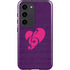 Purple Musical Notes Galaxy S23 Pro Case