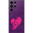 Purple Musical Notes Galaxy S23 Ultra Skin
