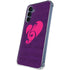 Purple Musical Notes Galaxy S24 Clear Case