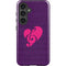 Purple Musical Notes Galaxy S24 Impact Case
