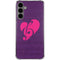 Purple Musical Notes Galaxy S24 Plus Clear Case