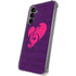 Purple Musical Notes Galaxy S24 Plus Clear Case