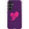Purple Musical Notes Galaxy S24 Plus Impact Case