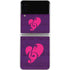 Purple Musical Notes Galaxy Z Flip3 5G Skin