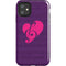 Purple Musical Notes iPhone 11 Impact Case