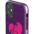 Purple Musical Notes iPhone 11 Impact Case