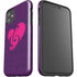 Purple Musical Notes iPhone 11 Impact Case