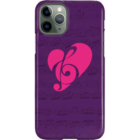 Purple Musical Notes iPhone 11 Pro Lite Case