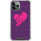 Purple Musical Notes iPhone 11 Pro Max Clear Case