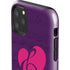 Purple Musical Notes iPhone 11 Pro Max Impact Case
