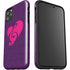 Purple Musical Notes iPhone 11 Pro Max Impact Case
