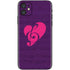 Purple Musical Notes iPhone 11 Skin