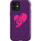 Purple Musical Notes iPhone 12 Mini Impact Case