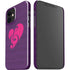 Purple Musical Notes iPhone 12 Mini Lite Case
