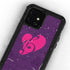 Purple Musical Notes iPhone 12 Mini Waterproof Case